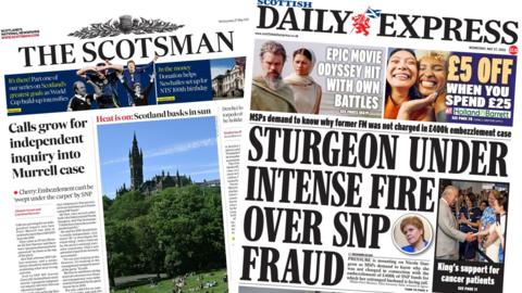 Scotsman and Daily Express