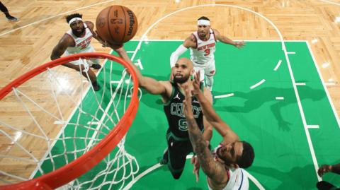 Derrick White of the Boston Celtics