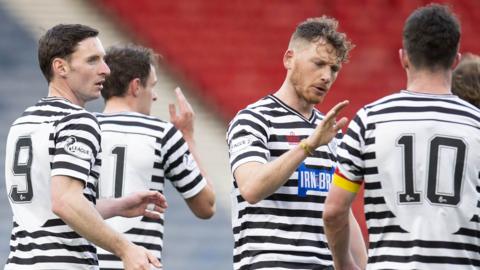 Queen's Park celebrate