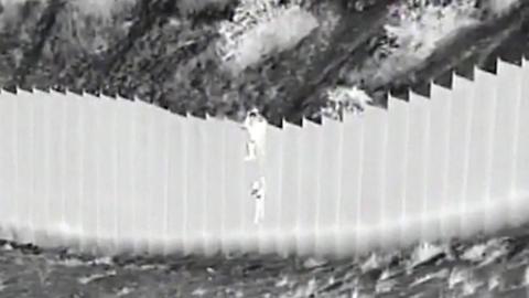 child falling next to wall