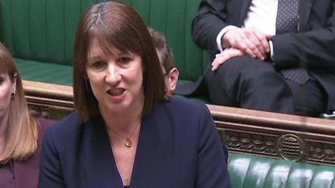 Chancellor Rachel Reeves speaking in the House of Commons