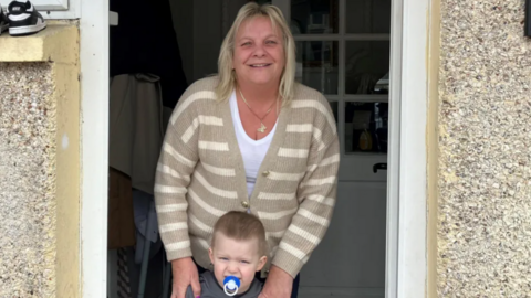 Majella McClelland pictured at front door 