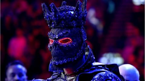 Deontay Wilder in his ring-walk costume