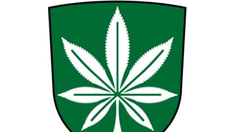 Cannabis coat of arms as voted for by the people of Kanepi