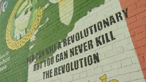 Dissident republican mural