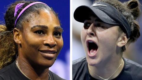 Serena Williams and Bianca Andreescu