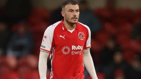 Ryan Graydon in action for Fleetwood Town