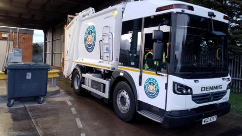 Belfast City Council bin lorry