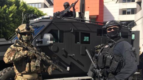 Members of Victoria Police's Special Operations Group