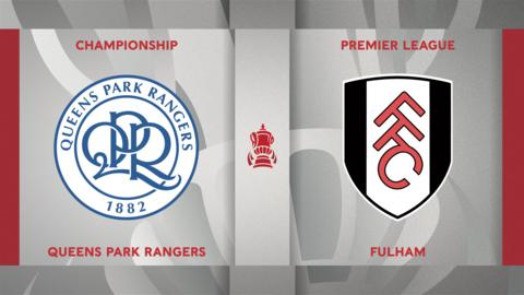 QPR v Fulham badge graphic