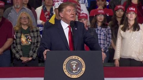 President Donald Trump El Paso rally