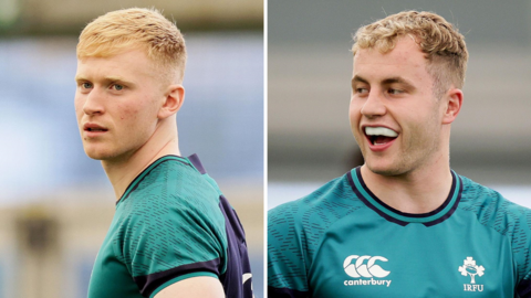 Osborne and Casey in Ireland training