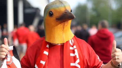 Bristol City robin mascot