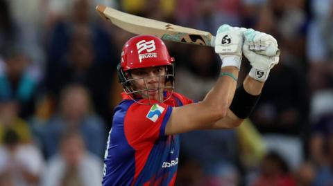 Tristan Stubbs hits out for Southern Brave against Trent Rockets