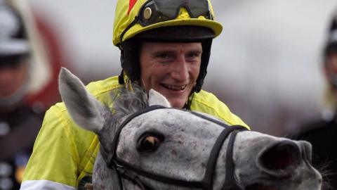 Daryl Jacob after his 2012 Grand National triumph on Neptune Collonges