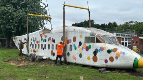 Plane at St John the Baptist Primary School 