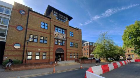 The outside of St Albans Crown Court