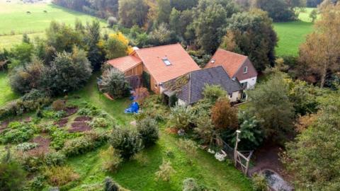 The farm in Ruinerwold where a family were living in isolation