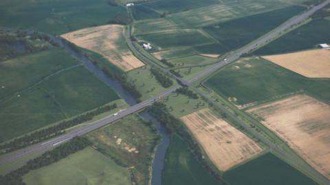 An artist impression of what the new viaduct will look like