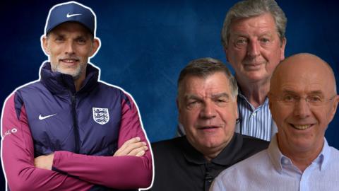 Thomas Tuchel, Sam Allardyce, Roy Hodgson & Sven Goran-Eriksson