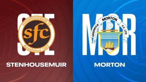 Stenhousemuir and Greenock Morton badges