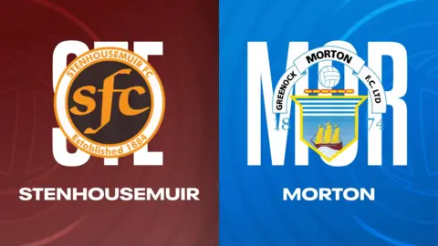 Stenhousemuir and Greenock Morton badges