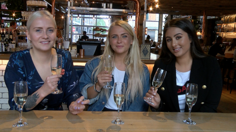 The testers: Georgie, Katie and Sofia