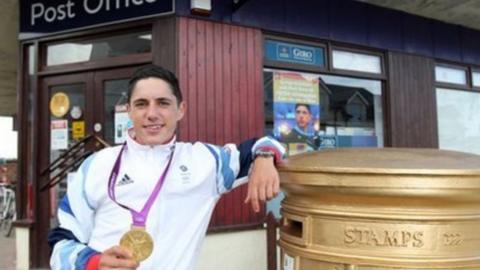 Peter Kennaugh at Onchan Post Box