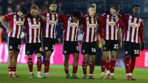 Exeter City players