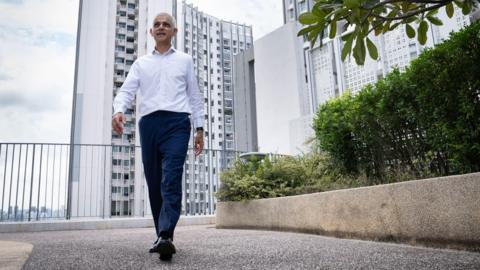 Mayor of London, Sadiq Khan meets residents and developers at Sky Residence