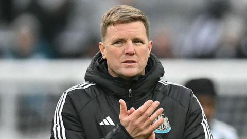 Newcastle United head coach Eddie Howe