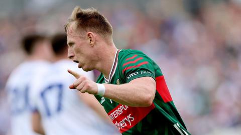 Mayo celebrate point