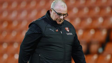 Rotherham boss Steve Evans after the 2-0 defeat at Barnsley