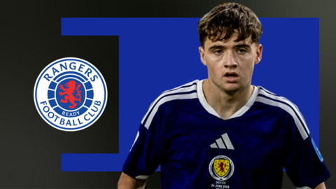 Findlay Curtis in action for Scotland