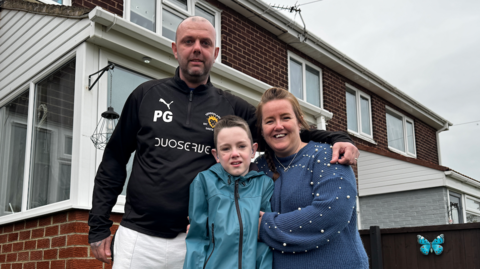 Paul, Joseph and Gemma Gibson