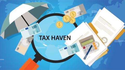 Tax haven illustration