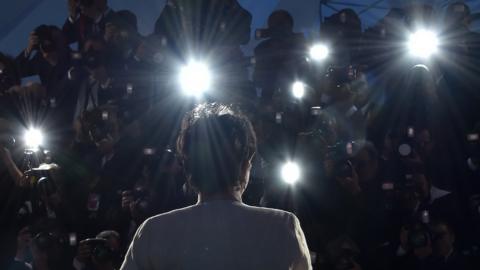 Jaclyn Jose poses after winning the Best Actress prize