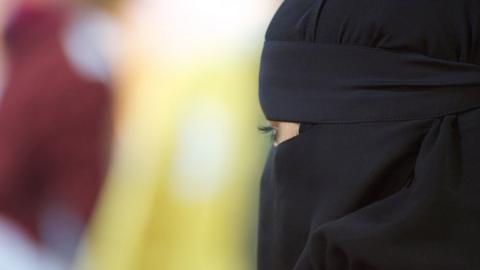 Generic Image: Woman wearing a black Niqab