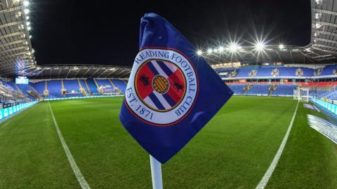 A corner flag at Reading's ground.