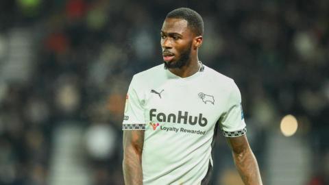 Derby County winger Corey Blackett-Taylor