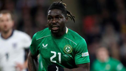 Festy Ebosele in action for Republic of Ireland