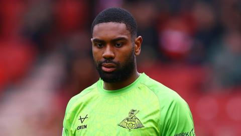 Thimothee Lo-Tutala in action for Doncaster Rovers during the 2025-26 season