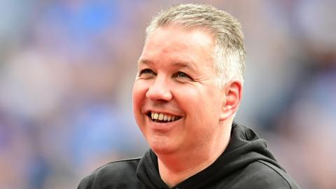 A smiling Darren Ferguson