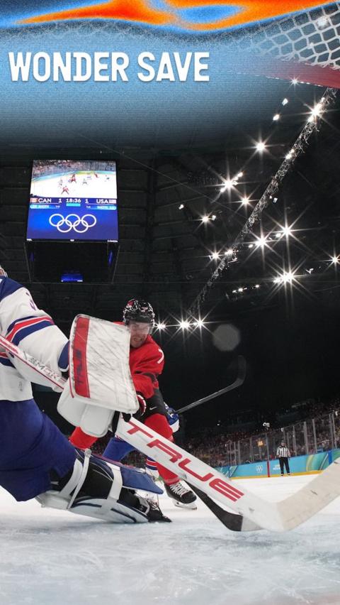 USA's Conor Hellebuyck