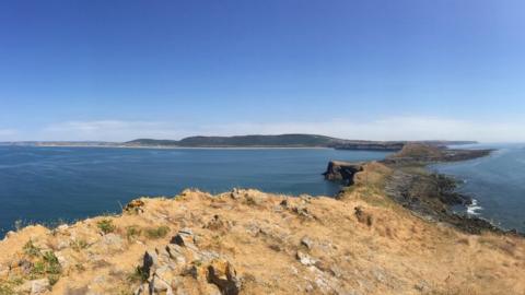 Worm's Head overlooking Rhossili