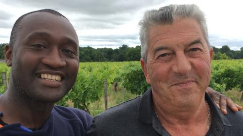 Olivier Tebily (left) and Jean-Michel Lepine