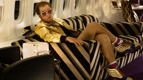 Taron Egerton in Rocketman