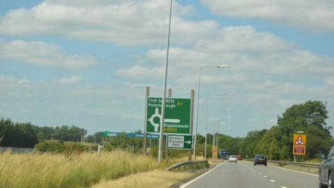 A1M by Biggleswade, Bedfordshire