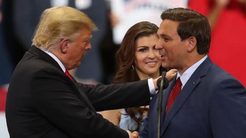 Trump and DeSantis