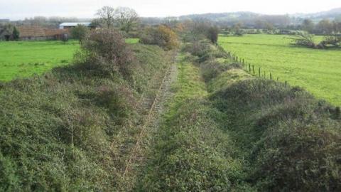 Current railway line